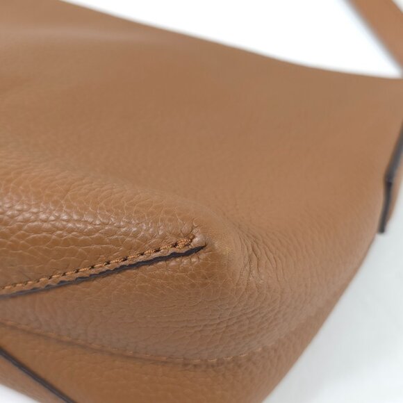 MICHAEL KORS SMALL TOP ZIP SMALL CROSSBODY BAG IN TAN BROWN PEBBLED LEATHER *VGC - Picture 12 of 16